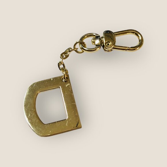 DKNY Donna Karan Bag Charm Clip Gold-tone - Picture 2 of 2